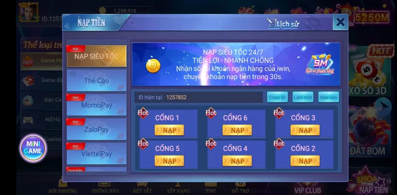 Hướng dẫn cách chơi Mini game Poker Gemwin