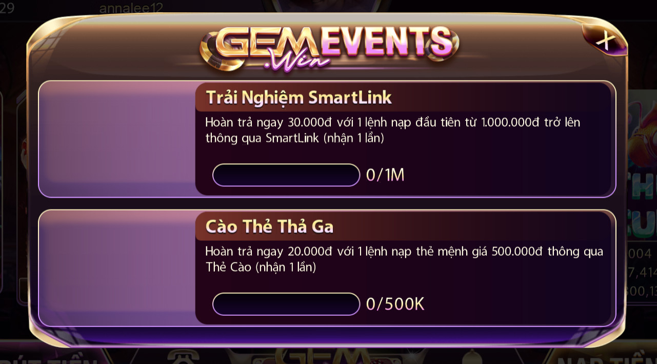 Thuật ngữ tách bài khi chơi gemwin