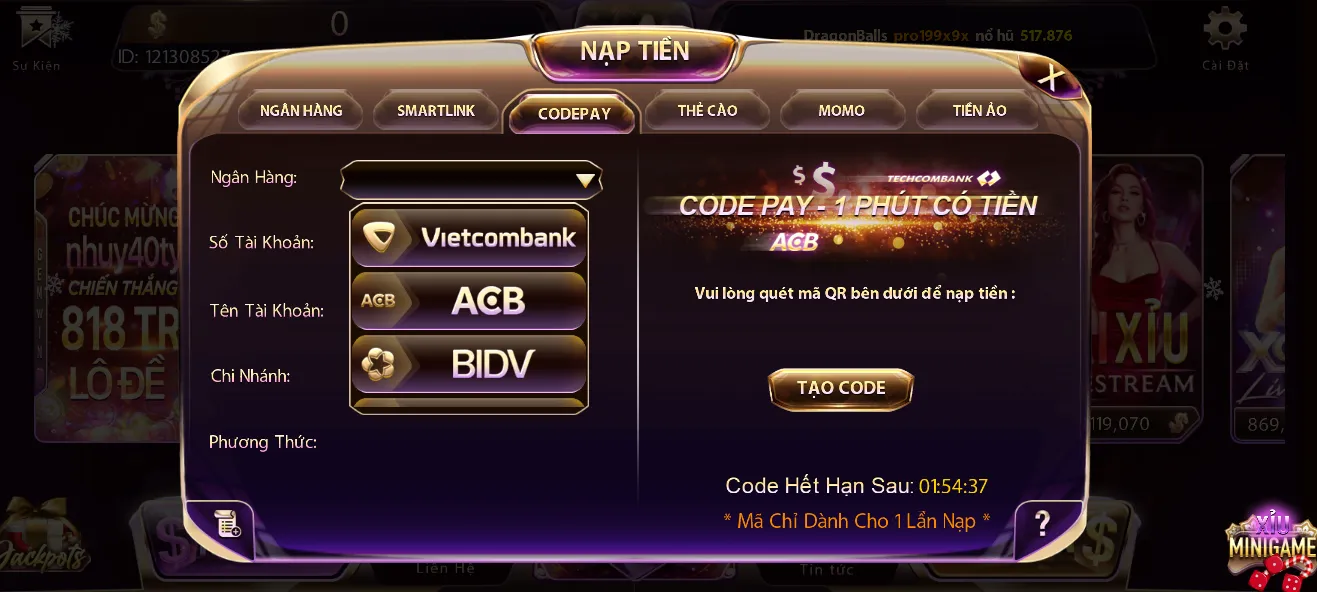 Giao dịch an toàn tại Link tai Gem Win