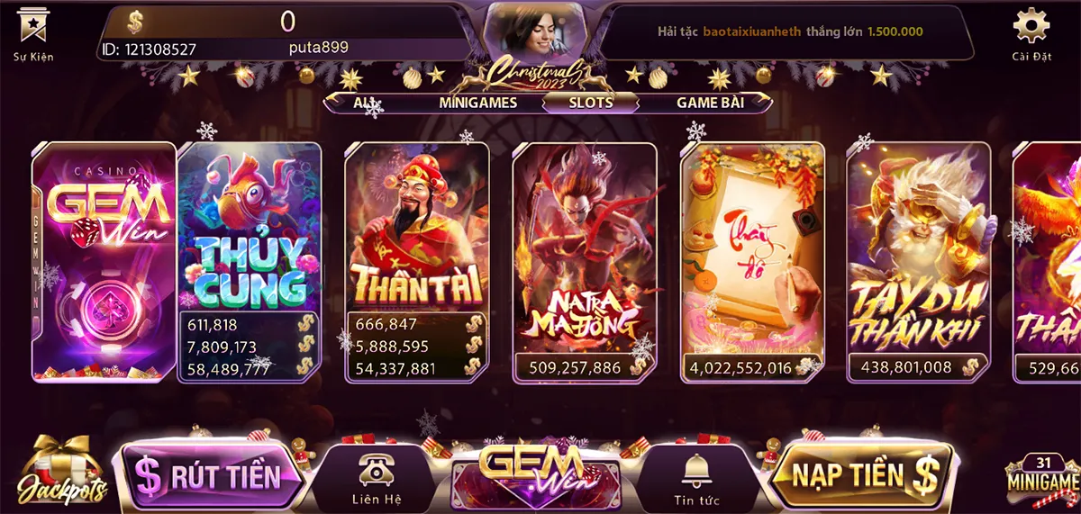 Nạp tiền vào cổng game bài gemwin thông qua mã QR Code