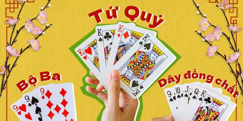 4 bộ bài thường gặp khi chơi Tiến lên miền Bắc tại Gemwin