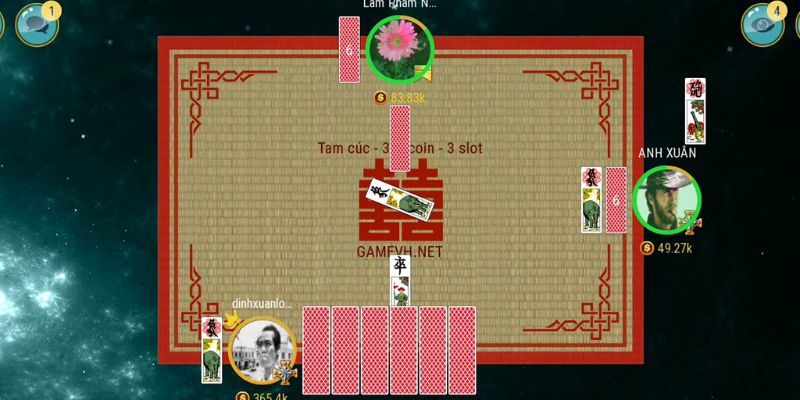 Hướng dẫn cách chơi bài Tam cúc tại gem win cho tân thủ