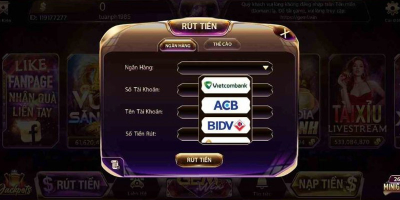 Nhiều phương thức thanh toán khác nhau